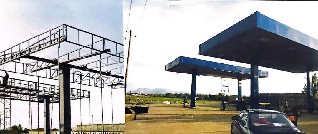 Steel Work: Fuel Station Canopy – Hawassa