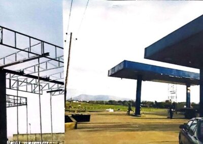 Steel Work: Fuel Station Canopy – Hawassa