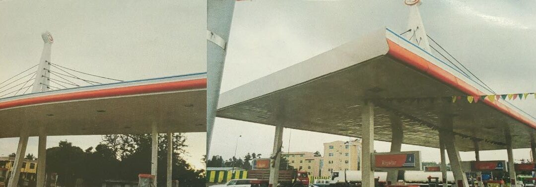Steel Work – Fuel Station Canopy – Shashamane